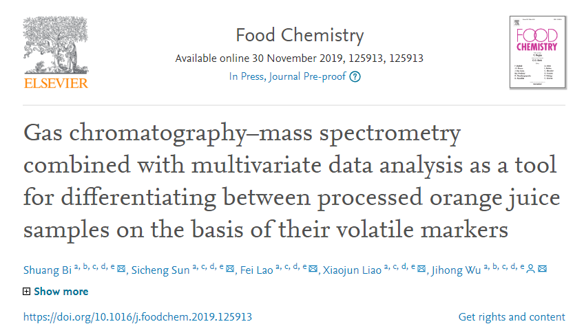 气质联用仪数据分析_气质联用实验报告数据处理_气质联用仪实验报告总结